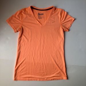 Nike Women's workout Dry Fit bright Orange size S